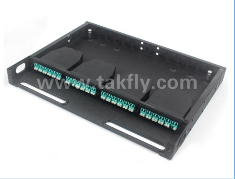 FTTH High-Density MTP/MPO to LC Fiber Cassette Management Fiber Patch Panel For Data Center