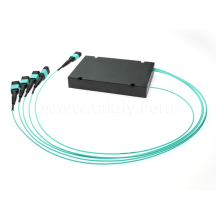 1×4 MPO/MTP OM3 PLC Splitter ¢ Veri Merkezleri için Yüksek Nitelikli Çoklu Fiber Splitter