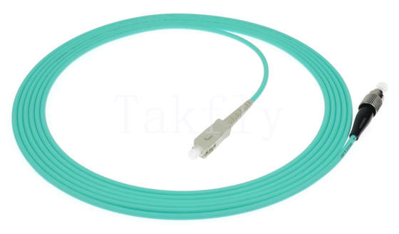 SC - FC Fiber Optik Patch Kablosu – Hibrit Bağlantı, Tek Modlu/Çok Modlu, Özelleştirilebilir Uzunluklar