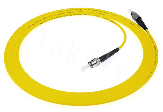 FC'den ST'ye Fiber Optic Patch Kablosu ¢ Duplex/Simplex, Tek mod/Multimod, Karışık ekipman ağları için özel uzunluklar