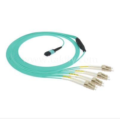 MPO/MTP-LC Breakout Patch Cord. Yüksek yoğunluklu çok çekirdekli fiber optik kablolama çözümü.