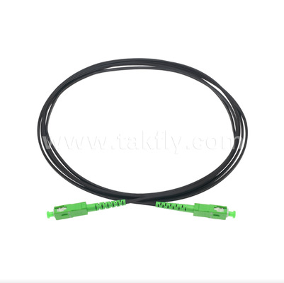 SC/APC'den SC/APC'ye FTTH İç Mekan Düz Damla Patch Kablosu -Simpleks, Önceden Sonlandırılmış, Bina İçi Hızlı Dağıtım İçin Titreşim Önleyici