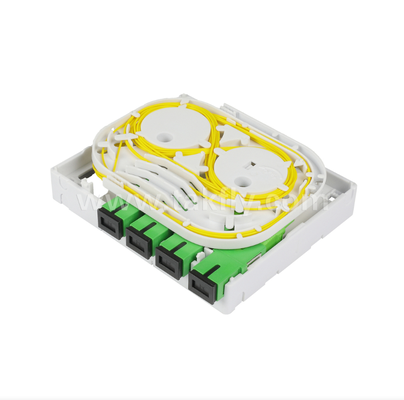 TKS-1806-04D FTTH Fiber Termination Box, 4-Port, Kapalı, Füzyon Splicing & Kablo Yönetimi Destekler