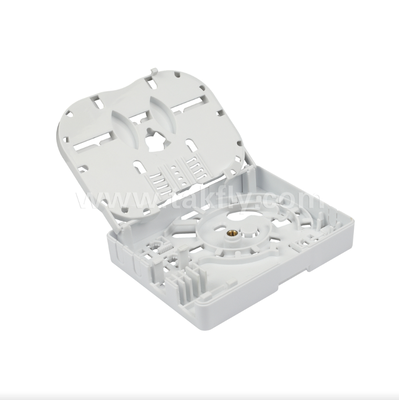 TKS-1806-02E 2-Port Duvar Montaj Kutusu FTTH için Mekanik Koruma ve Fiber Yönetimi