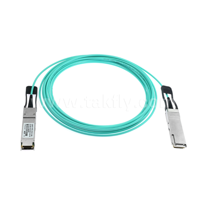 40G QSFP+ Aktif Optik Kablo – 4 Kanallı Tam Çift Yönlü, Lane Başına 11.3Gbps, Düşük Güç Tüketimi, Sıcak Takılabilir