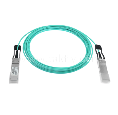 40G QSFP+ Aktif Optik Kablo – 4 Kanallı Tam Çift Yönlü, Lane Başına 11.3Gbps, Düşük Güç Tüketimi, Sıcak Takılabilir
