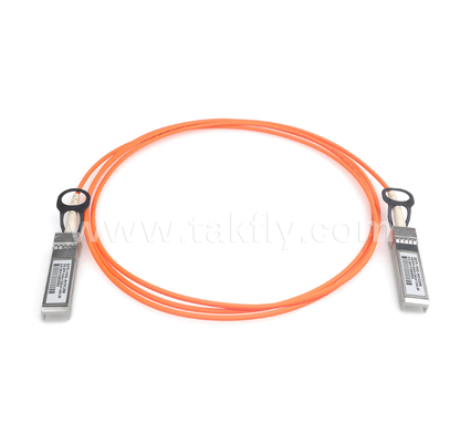 10G SFP+ Aktif Optik Kablo (AOC) – OM3 üzerinde 300m, 850nm VCSEL, Düşük Güç <0.35W/uç, SFP+ - SFP+ Kısa Menzilli Ara Bağlantı