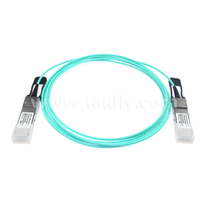 100G QSFP28 Aktif Optik Kablo (AOC) 4×25G, 104Gbps'e kadar, 3-70m, VCSEL Dizisi, Düşük Güç <3.5W, QSFP28'den QSFP28'e