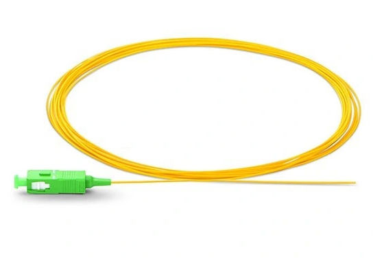 SC/APC OS2 Tekli Mod 2.0mm G652D FTTx Sarı Ceketli Fiber Optik Pigtail