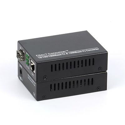 10/100/1000M SFP Fiber Optik Medya Dönüştürücü Ethernet Ağı