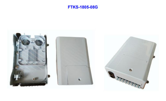FTTH 8 Port Dış Mekan ABS+PC NAP Duvara Montaj Bağlantı Fiber Optik Terminal Kutusu