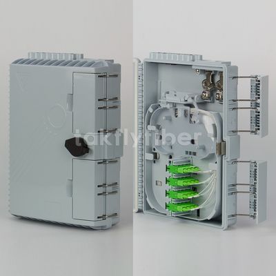 SC Adaptör PLC Splitter ile FTTX IP65 16 Port Fiber Sonlandırma Kutusu