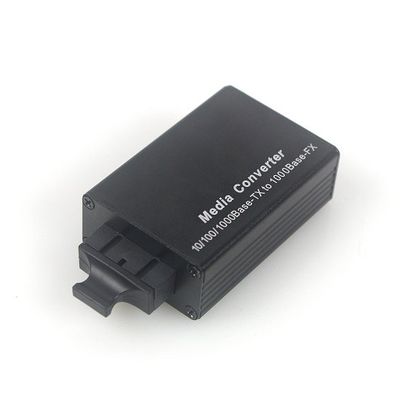 Mini Boyut 10/100/1000M SM Çift Tek Modlu Fiberden Ethernete Dönüştürücü