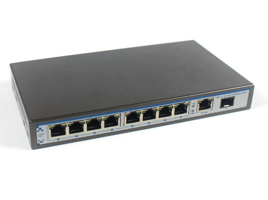 10/100/1000M 8 POE 1 POE 1 Fiber Bağlantı Noktası Yönetilmeyen POE Ethernet Anahtarı