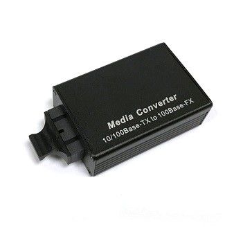 Ethernet'te Mini Boyut 10/100M Tek Modlu Simpex Fiber Optik Medya Dönüştürücü