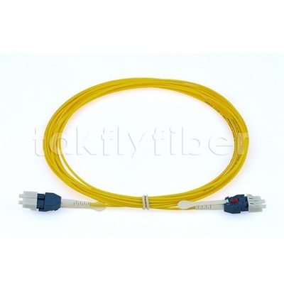 Polarite Döner 2.0mm LC PC Uniboot Duplex Fiber Optic Patch Kablosu G657A1 Ağ için Fiber ile