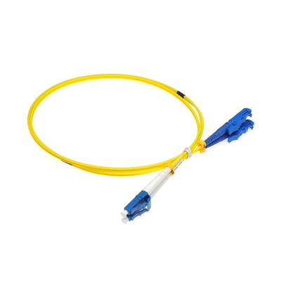 E2000 UPC Fiber Optik Kablo Tekli Mod 9/125um Dubleks 2.0mm