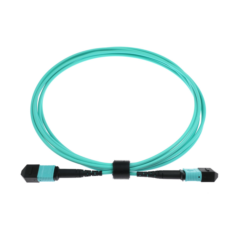 PVC/LSZH Multi Mode MPO MTP Fiber Optic Kablo 20m Uzunlukta -20.C'den 70.C'ye kadar çalışma sıcaklığı ile