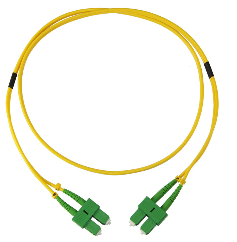 Telecom Sınıflı Fiber Optic Patch Kablosu PVC/LSZH Ceket 3.0mm Diametresi ve Düşük Giriş Kaybı
