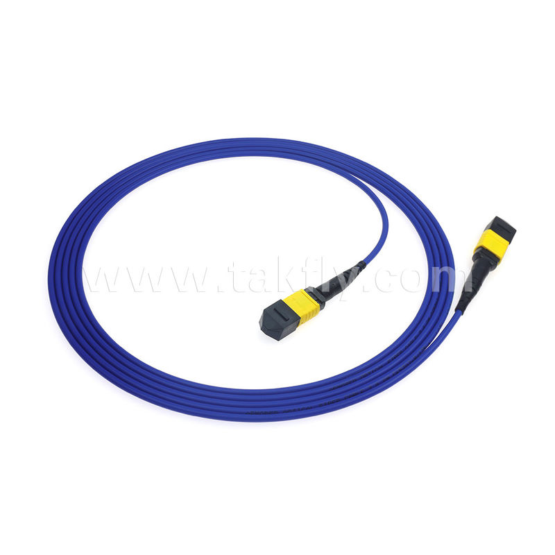 MPO/MTP Patchcord Zırhlı Gövde Kablosu SM/MM Jumper Data Center AI FTTX Telecom için Fiber Optic