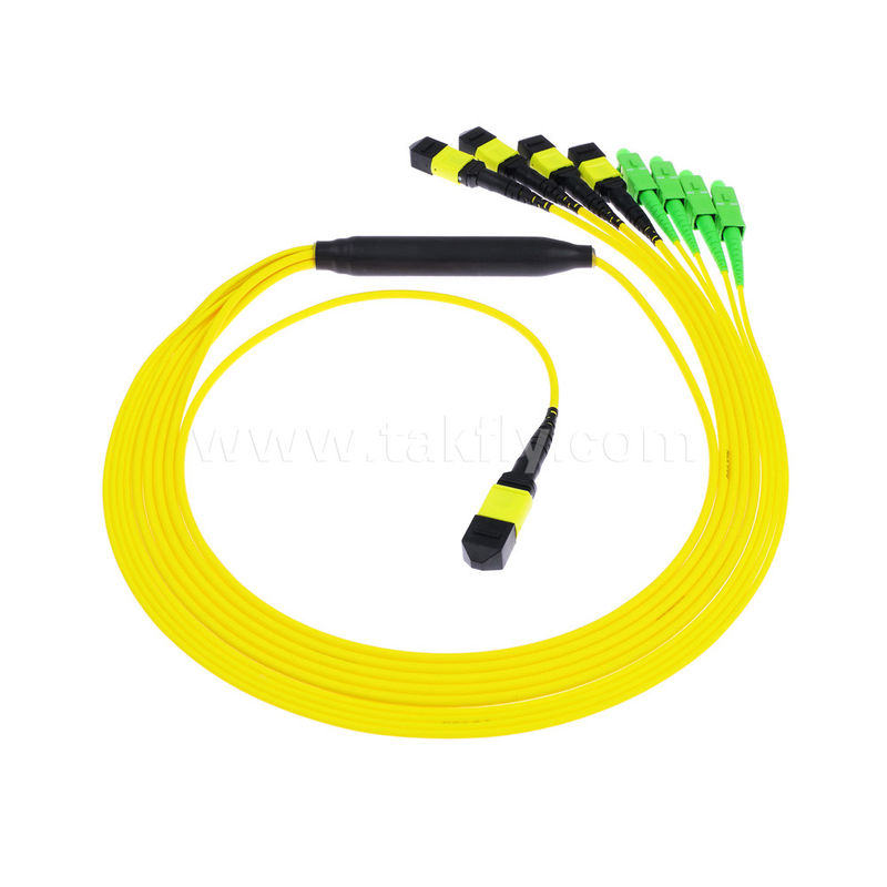 MPO/MTP Patchcord Kablo Fanout Splitter SC/LC/FC/ST/MPO Veri Merkezi için Fiber Optic AI FTTx Telecom