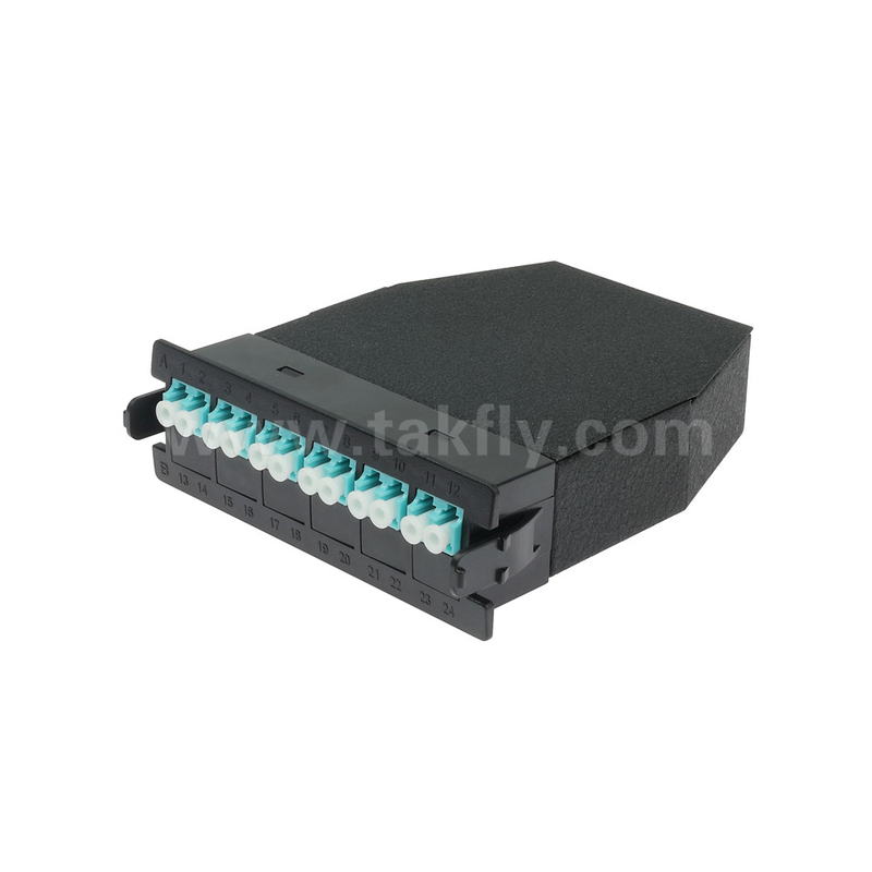 Veri Merkezi FTTX için Fiber Optic MPO Kaseti Modülü MPO/MTP-LC 12C/24C