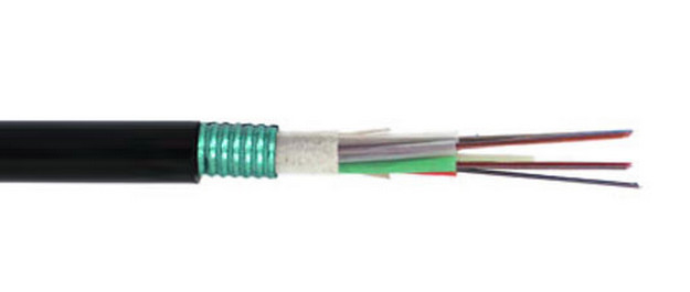 G652D Fiber Options GYFTA 2-144F Uzun mesafe iletişim için fiber optik dış kablo