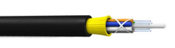 2-24F ADSS Fiber Optic Kablo 120m Uzunluk Dış Ağ Bağlantısı için