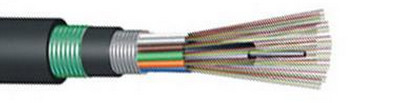 GYTA53 2-144F MDPE/HDPE kablosu ile çift katmanlı kapaklı optik dış kablo