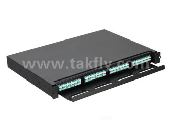 Çok çekirdekli MPO kaset paneli - LSZH kablo malzemesi ile kaydırılabilir tip