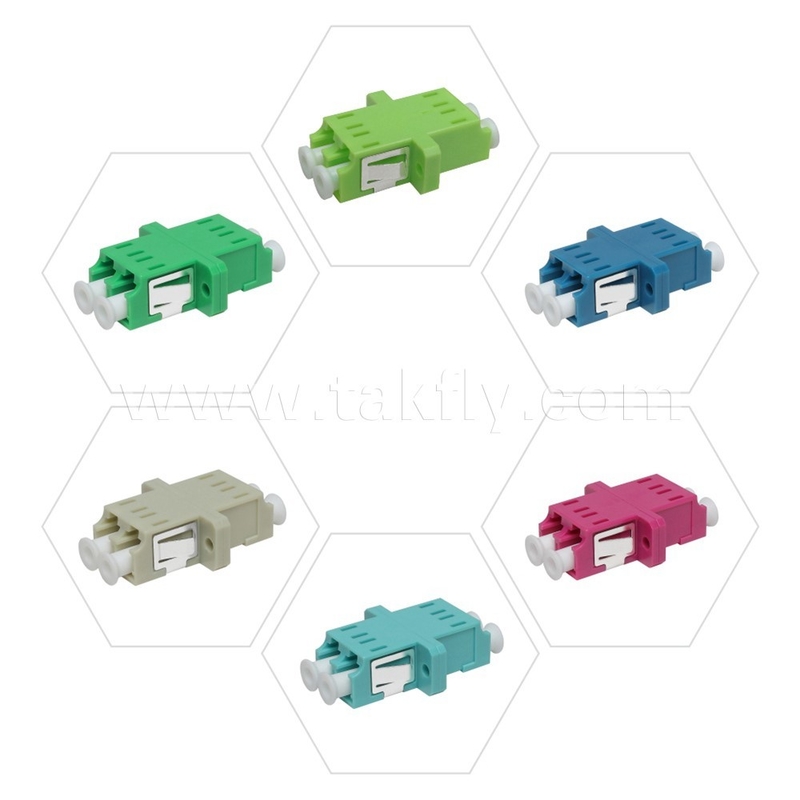 Fiber Optic Adaptör Kablo Kopyalayıcısı LC APC/UPC SM/MM Simplex/Duplex/Quad/6 yol/8 yol Veri Merkezi FTTH için