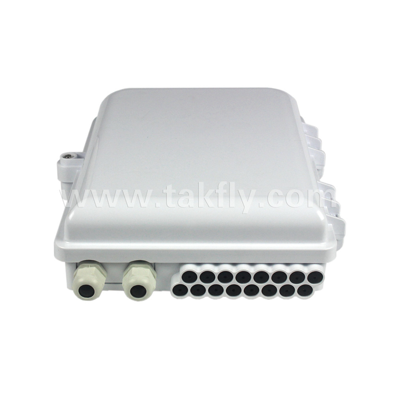 16 Port Fiber Optic Termination Box Hafif Ağırlık Gir ve Çek Hayat 1000 Kat FTTx Kablo Termination Box