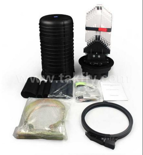 288 çekirdek ısı küçülebilir mühür kubbe tipi fiber optic splice kapatma FOSC 1000 kez ekle ve çıkart hayat