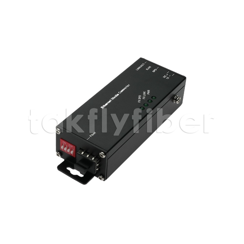 10 100 1000M Mini Tipi Endüstriyel Medya Dönüştürücü