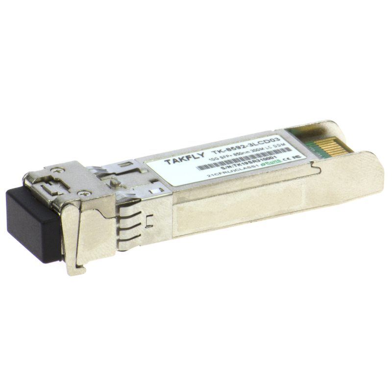 10GBASE-SR 10G SFP+ Optik Alıcı Modülü 850nm 300m DDM Duplex LC/UPC MMF Cisco Juniper Huawei Uyumlu