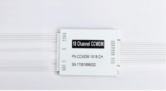 8 ch CCWDM G657A1 Fiber ve TBD Konektörü ile Kompakt Kaba Dalga Boyutu Bölünme Multipleksörü