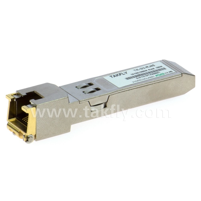 10/100BASE-T Bakır SFP Alıcı SFP Temelli Değiştiricileri Destekleyen100BASE-FX Portları APC Poliş Tipli