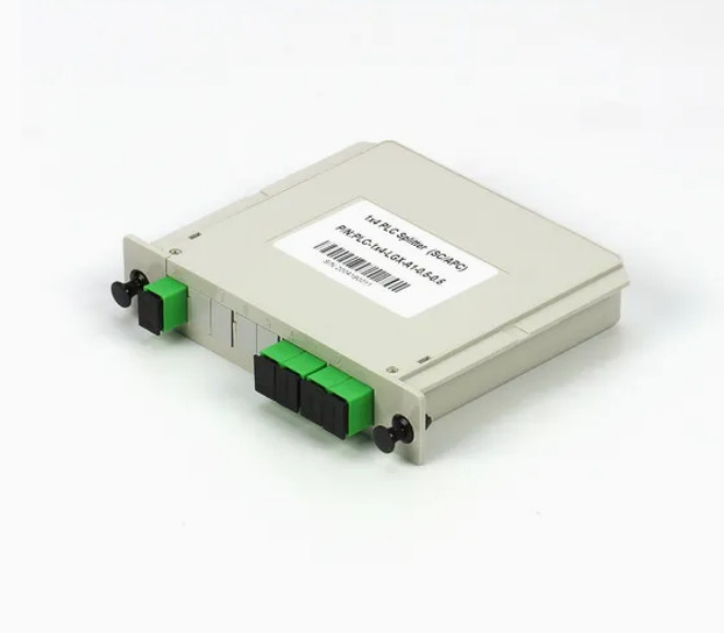 1x4 FTTX Gpon Fiber Casette Type LGX PLC Splitter Sc/APC Connector ile Yüksek güvenilirlik ve istikrar