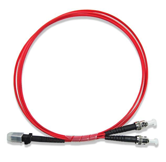 MTRJ-ST Fiber Optic Patch Cord PVC/LSZH/TPU SM/MM 1.8mm çift kablo