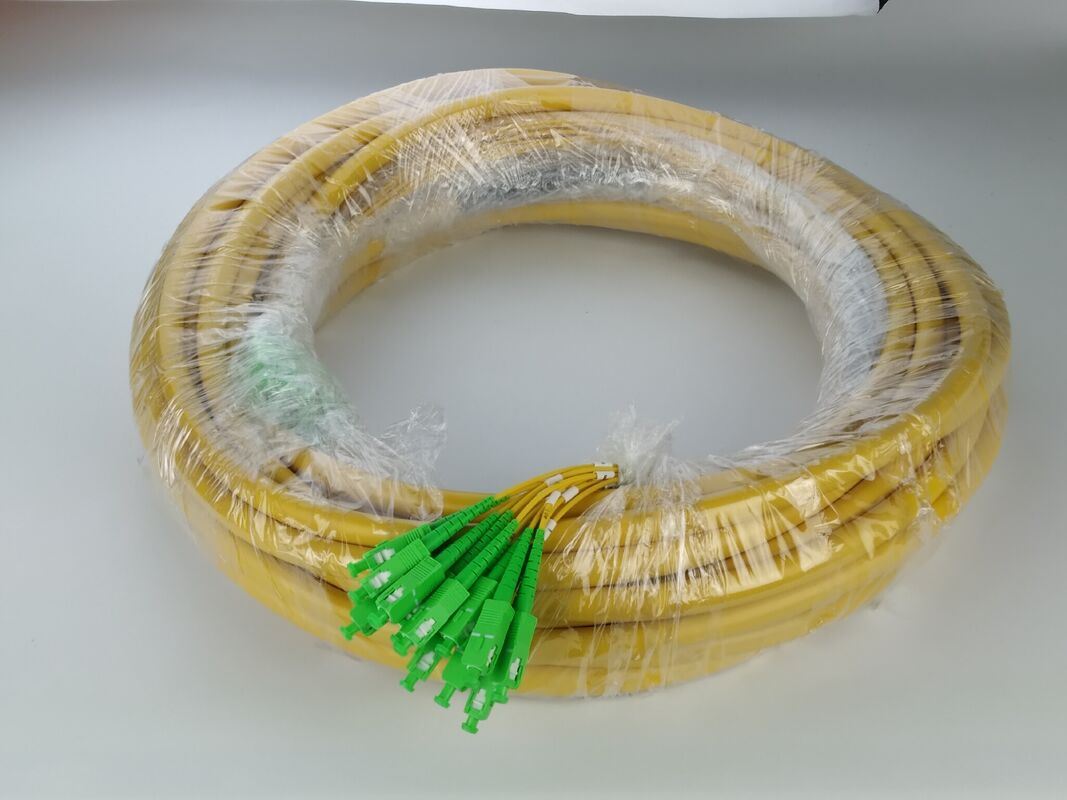 SC-LC 12F Fiber Optic Patchcord 12.5mm ile (Fiber Optic alt birimi 2.0mm) Kablo çapı