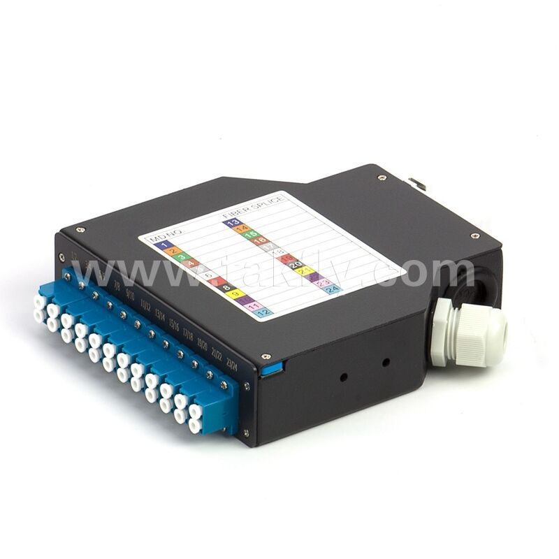 12 Port 24 Port DIN RAYLI Fiber Optik Terminal Kutusu/Fiber Optik Yama Paneli/ODF/Optik Dağıtım Çerçevesi