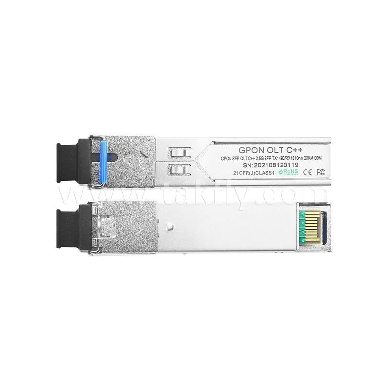 SFP Optik Alıcı-Verici Modülü GPON OLT Sınıf C++ Veri Merkezi FTTH FTTX için