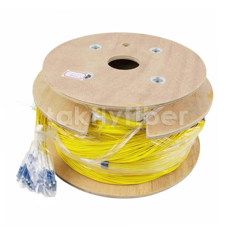 48 Çekirdek G657A OS2 Önceden Sonlandırılmış Breakout Fiber Patch Kablosu Yüksek Yoğunluklu Bağlantı İçin