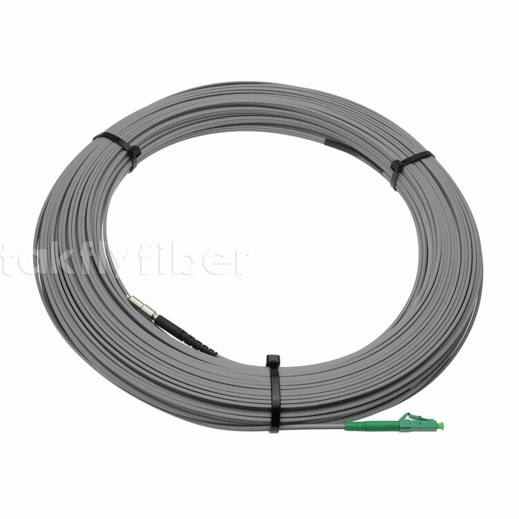 2.0*5.2mm Çekici Kurşun SCAPC'den SC/APC'ye FTTH Drop Kablo Fiber Optic Patchcord SM G657A2