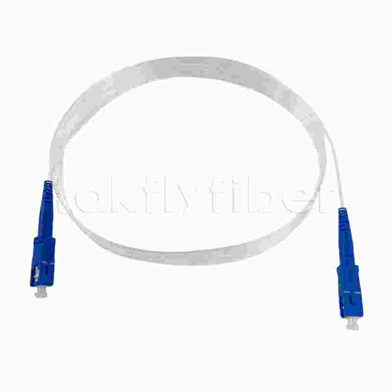 CPR Eca Sertifikalı SC SM G657A FTTH ve FTTR için 2.0*3.0mm Görünmez Fiber Optik Bağlantı Kablosu