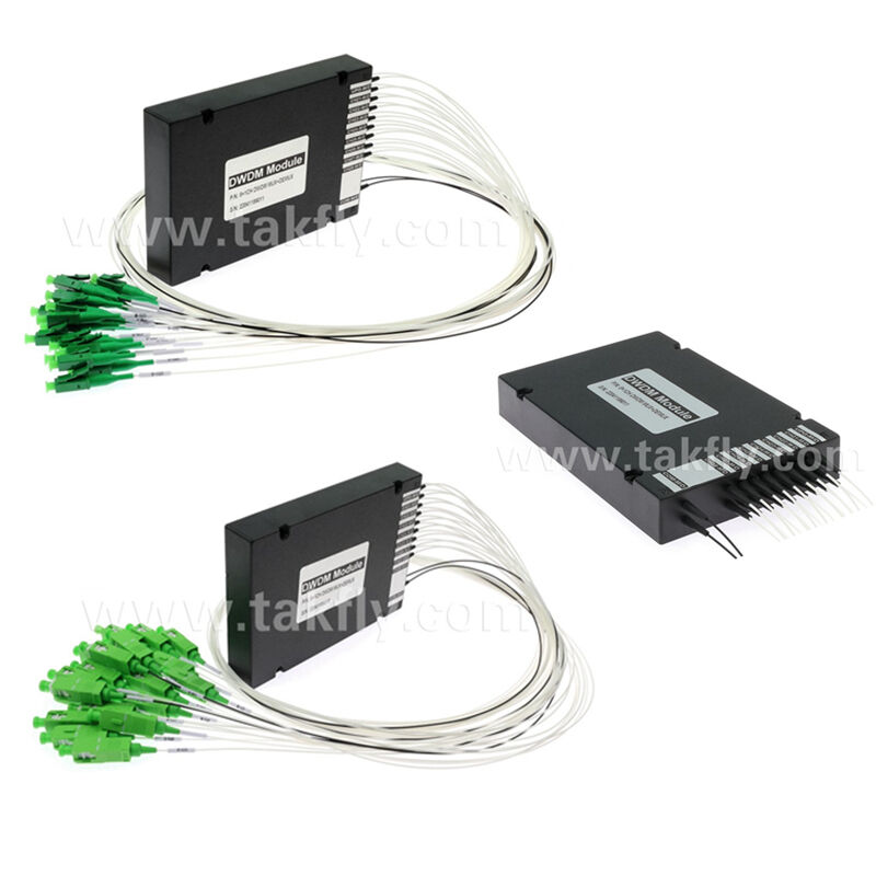 Veri Merkezi Telekom 5G için Fiber Optik DWDM 8+1 Kanallı MUX+DEMUX ABS Modülü