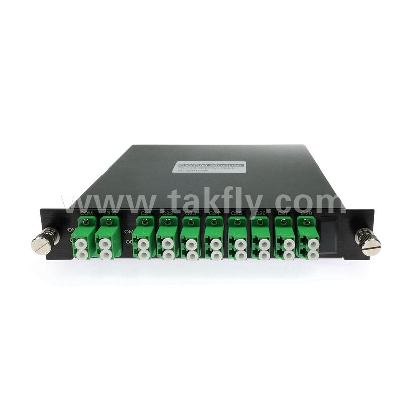 Veri Merkezi Telekom 5G için Fiber Optic DWDM 8+1Kanal MUX+DEMUX LGX Modülü