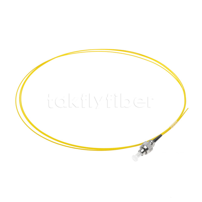 FC Simplex Optical Pigtail Single Mode 9/125μm, 1m/2m/3m Uzunluk, 0.9mm/2.0mm/3.0mm, PVC/LSZH Ceket