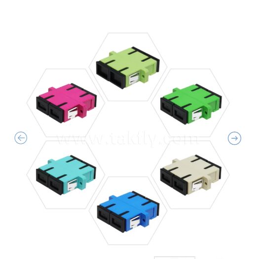 SC Duplex Fiber Optic Adaptörü,Kabl-Kabl & Kabl-Açıklama Bağlantısı için Düşük Giriş Kaybı