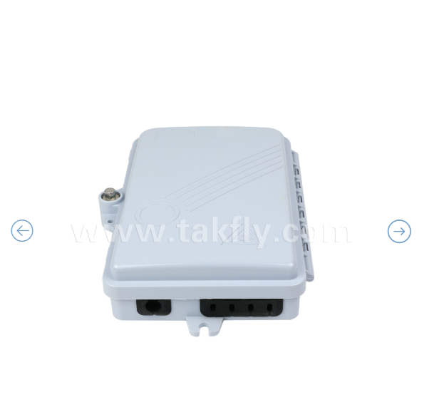 Fiber Optic Termination Box FTKS-1805-04A, 4 SC/APC SM SX Adaptörü, Pigtail yüklü, FTTH FTTx Splicing Distribution Splitting Storage Cable Management Enclosure Duvar Montajı